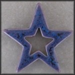 Large Glazed Star - Plum