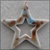 Large Glazed Star - Caribbean Sand