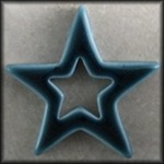 Large Glazed Star - Ocean Mist