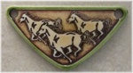 Medium Triangle Running Horses
