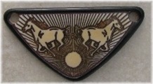 Medium Triangle Horses/Sun