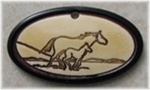 Small Oval Mare & Colt