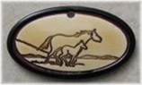 Small Oval Mare & Colt