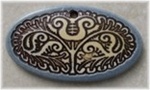 Small Oval Norwegian Floral