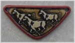 Small Triangle Running Horses