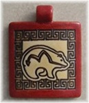 Tube-Top Large Square Heartline Bear