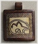 Tube-Top Large Square Heartline Bear