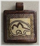 Tube-Top Large Square Heartline Bear