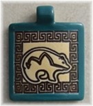 Tube-Top Large Square Heartline Bear