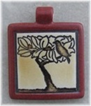 Tube-Top Large Square Bird in Tree