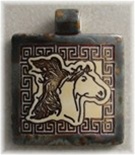 Tube-Top Large Square Logo Horse