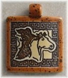Tube-Top Large Square Logo Horse