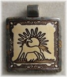 Tube-Top Large Square Horse & Sun