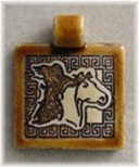 Tube-Top Small Square Logo Horse