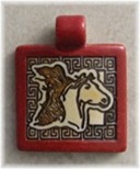 Tube-Top Small Square Logo Horse