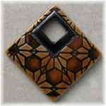 Textured Large Square Flower