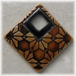 Textured Large Square Flower
